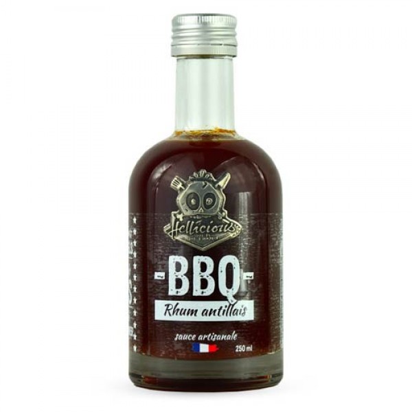 Hellicious BBQ Sauce Rhum Antillais