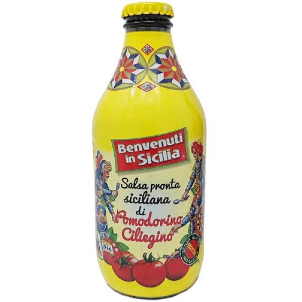 CONTORNO - Sizilianische Kirschtomatensauce 330g