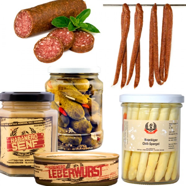 Scharfes Brotzeit-Geschenkset
