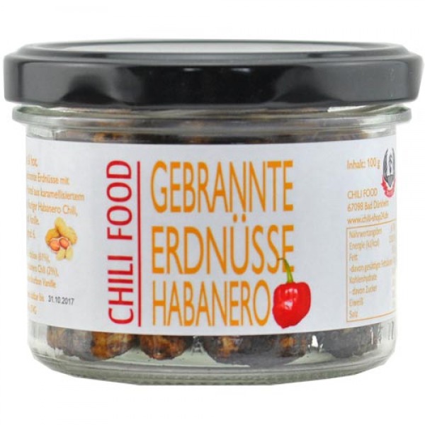 Gebrannte Chili Erdnüsse