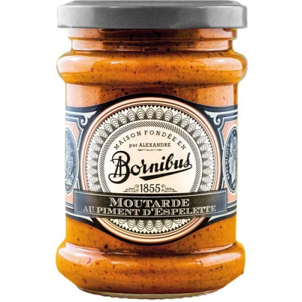 BORNIBUS - Senf - Espelette-Pfeffer 250g
