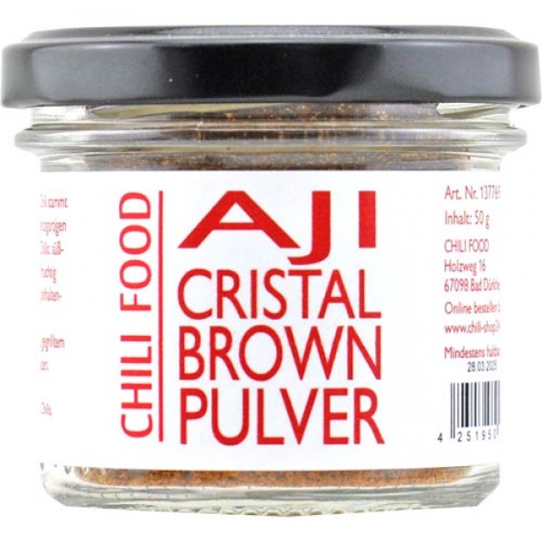 Aji Cristal braun Chilipulver