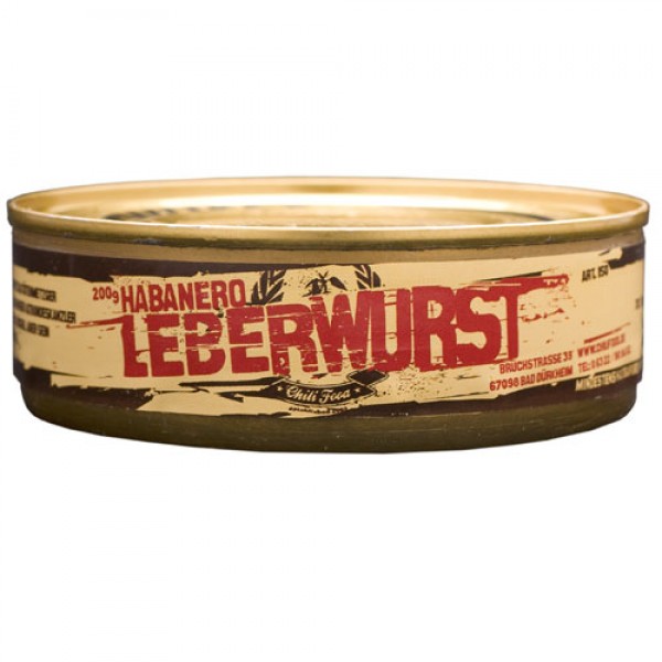 Habanero Chili Leberwurst