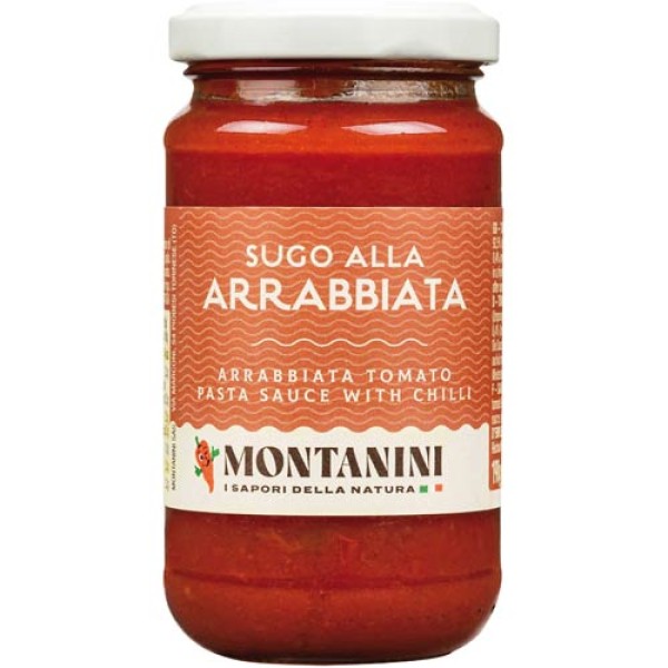MONTANINI - Tomatensauce - pikant all`arrabbiata 190g