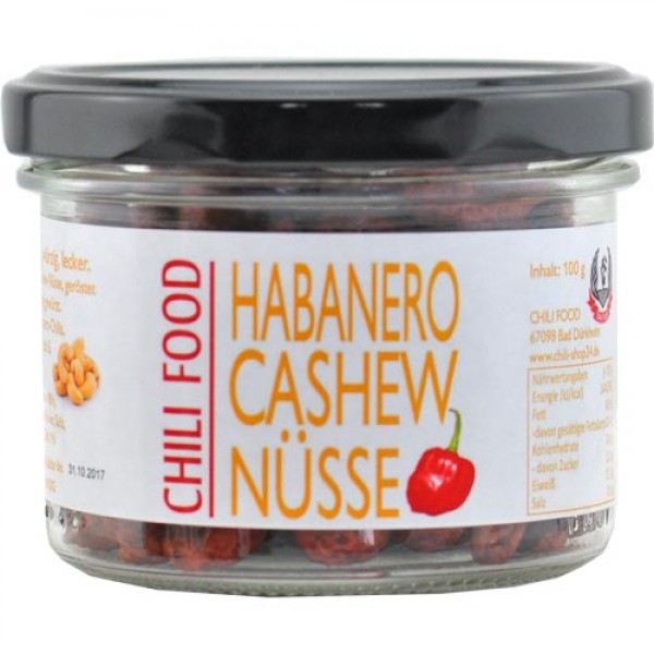 Cashewnüsse mit Habanero Chili
