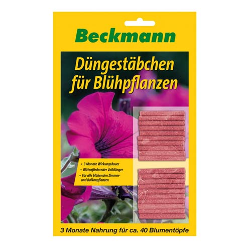 Floraline Düngestäbchen Für Blühpflanzen – 150 Stück, Langzeit-Depotdünger (NPK 17+7+8)