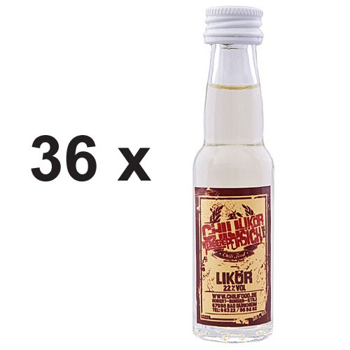 36 x Weinbergpfirsichlikör Mini