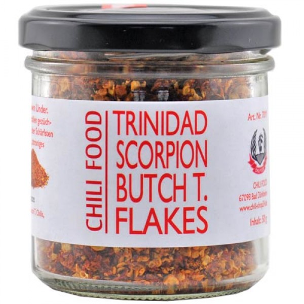 Trinidad Scorpion Butch T Chili geschrotet