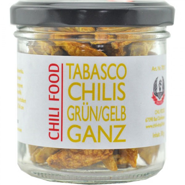 Tabasco Chili grün/gelb ganz