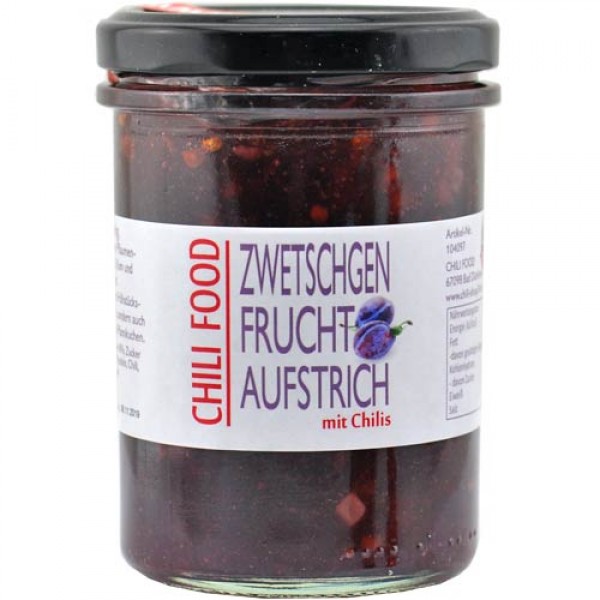 Zwetschgen Fruchtaufstrich mit Chili B-Ware