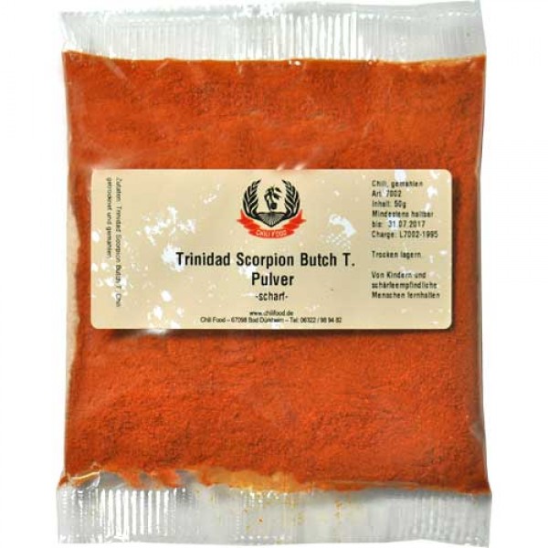 Trinidad Scorpion Butch T Chilipulver 1000g