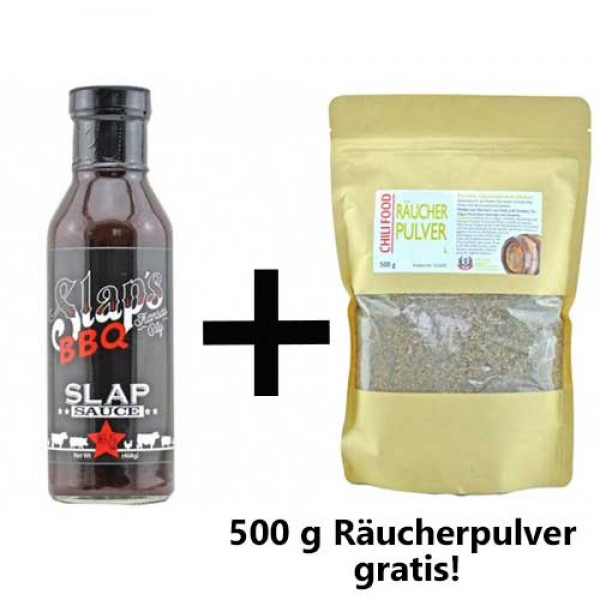 Slap´s BBQ Sauce + Gratis Räucherchips