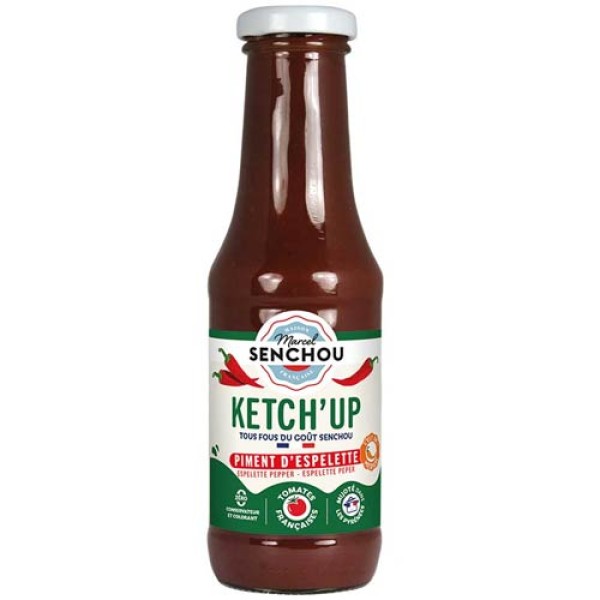 SENCHOU - Ketchup - Tomate &amp; Espelette Pfeffer 360g
