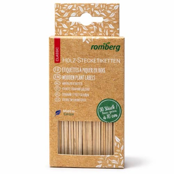 Holz-Stecketiketten 30 Stück