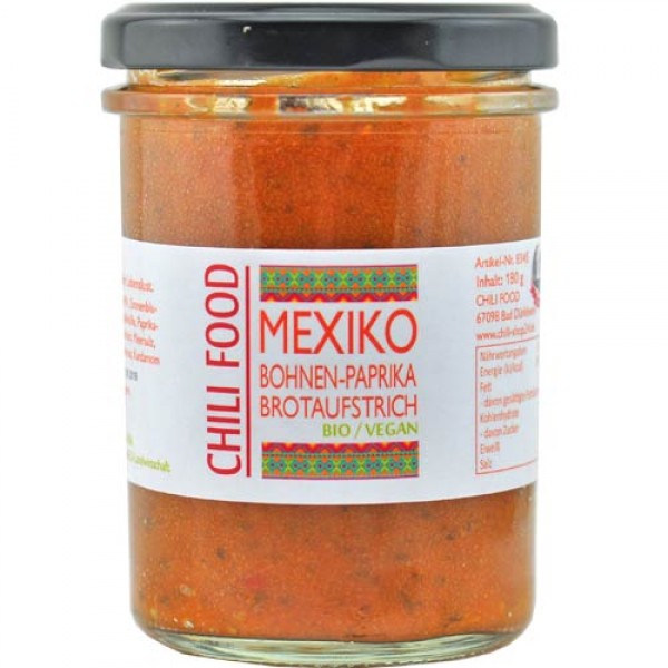 Brotaufstrich MEXIKO Bohnen-Paprika vegan
