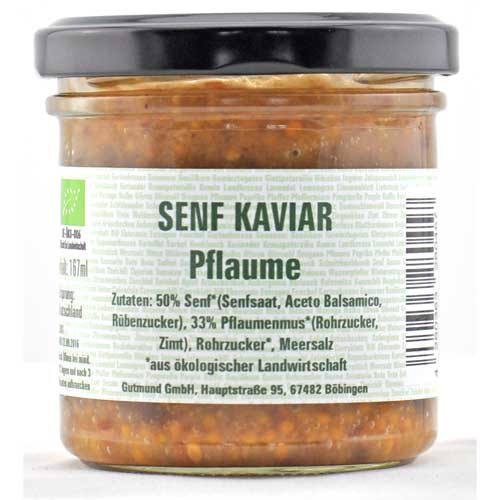 Senf Kaviar Pflaume -BIO-