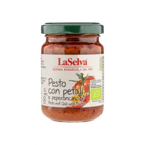 Pesto mit Chili und Blüten - LaSelva - Bio
