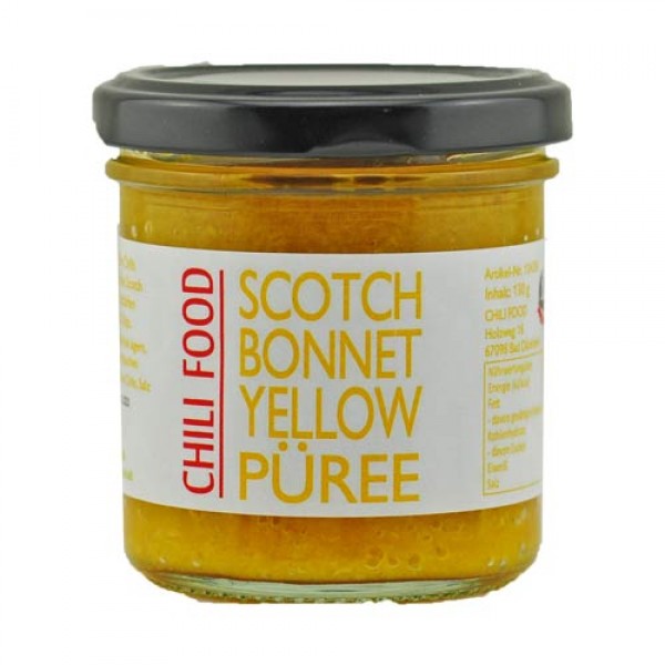 BIO Scotch Bonnet Yellow Chili Püree