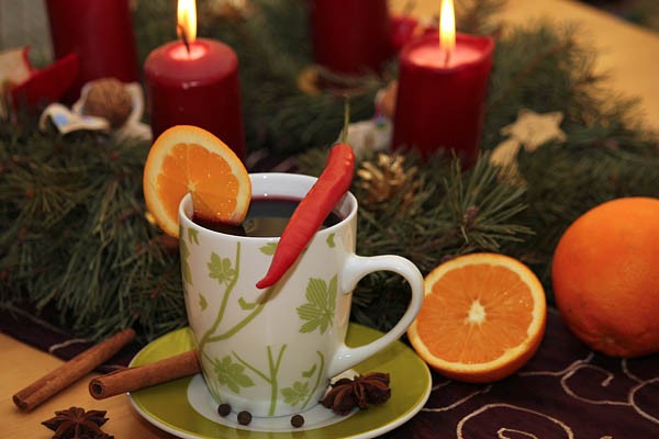 Glühwein mit Chili