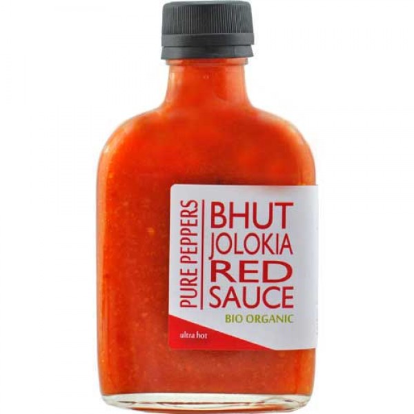Bhut Jolokia Red Sauce -BIO- B-Ware