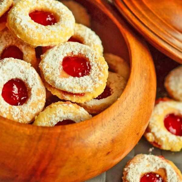 Chili-Marmeladen-Plätzchen