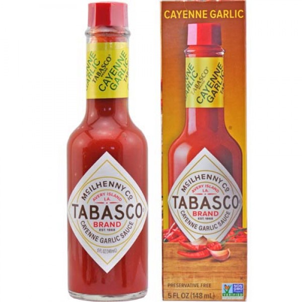 Tabasco Cayenne Garlic Pepper Sauce 148ml