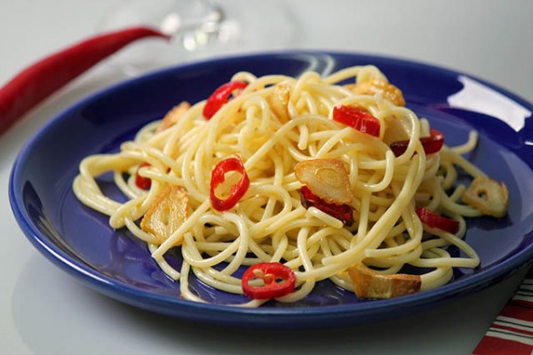 Spaghetti aglio peperoncino