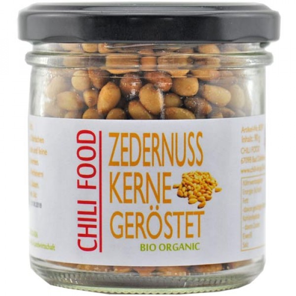 Zedernusskerne geröstet Bio