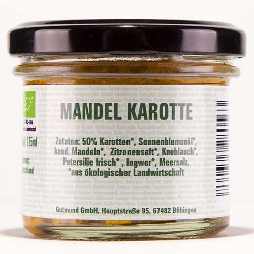 Karotten Mandel Pesto -BIO-