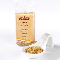 Senfkörner, ganz goldgelb Senfkörner, ganz goldgelb