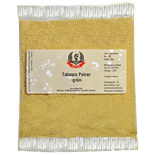 Tabasco Chilipulver grün 1000g