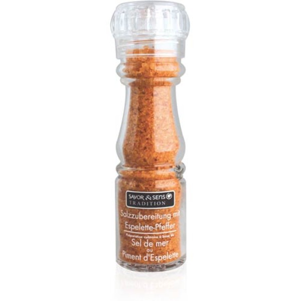 SAVOR &amp; SENS - Salzmühle - Espelette Pfeffer 145g