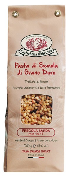 Fregola sarda tostata - geröstete Nudeln