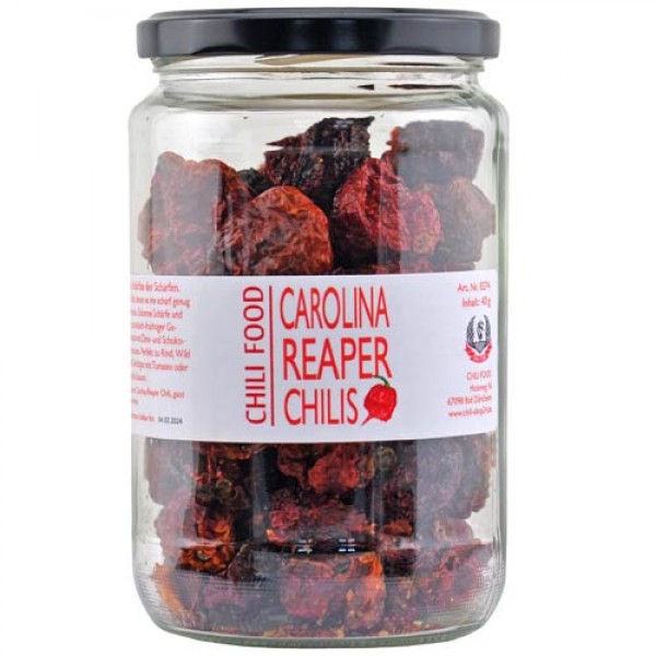 Carolina Reaper Chilis, ganz